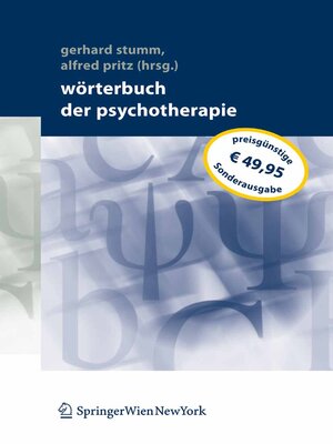cover image of Wörterbuch der Psychotherapie